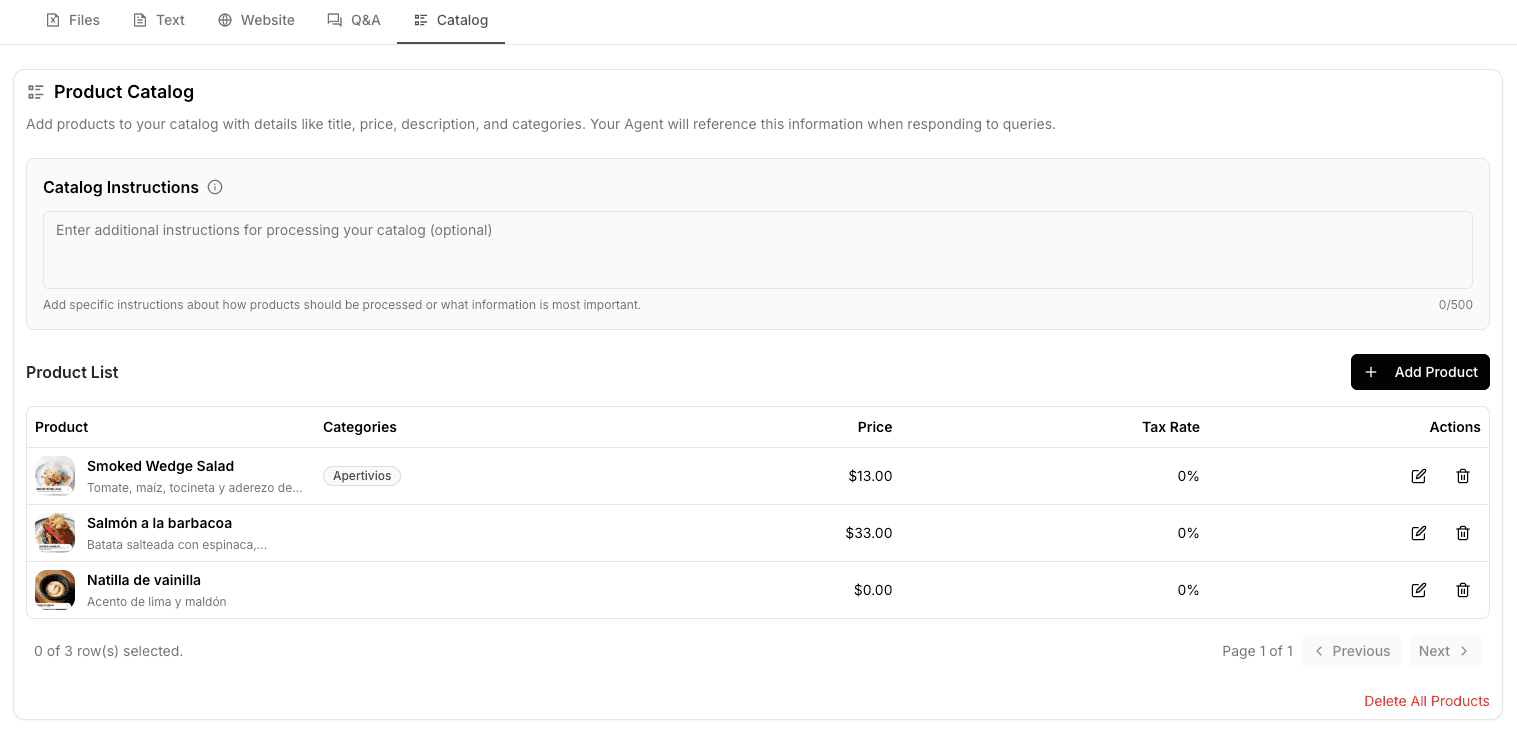 Knowledge Base Catalog